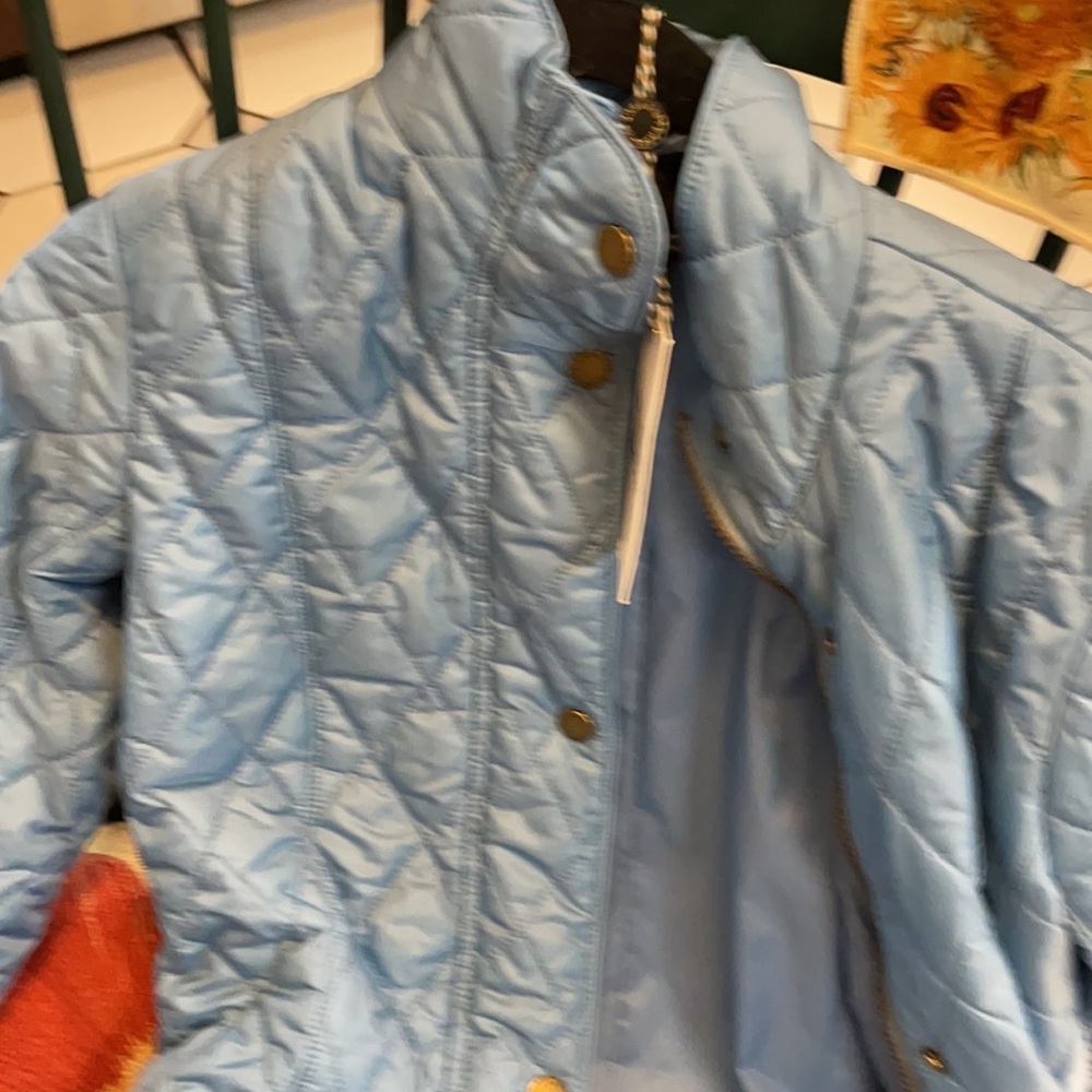 BARBOUR jacket cavalry coat flyweight blue 2 xs